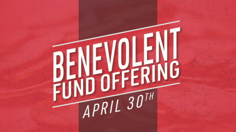 Banner for event 'Benevolent Fund Offering' at Caboolture Baptist Church