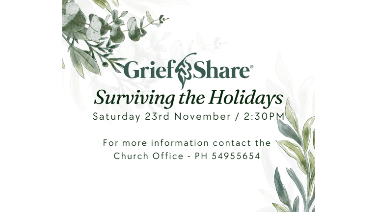 Banner Image for the Surviving the Holidays Seminar event at Caboolture Baptist Church