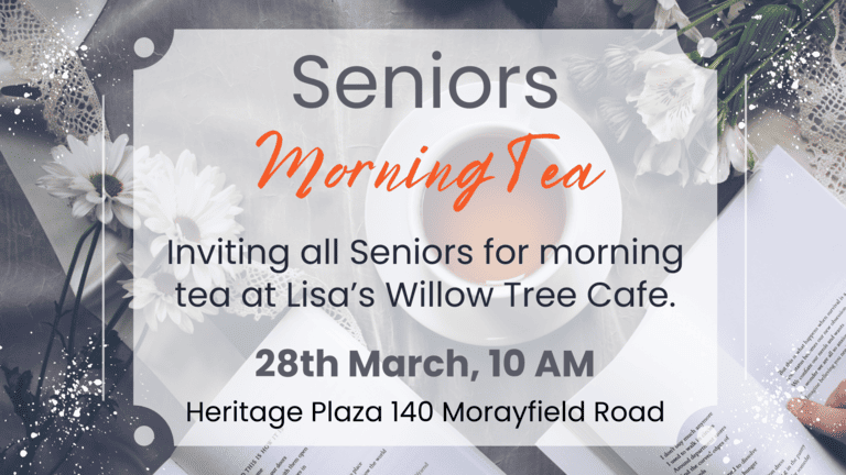 Banner Image for the Seniors Morning Tea event at Caboolture Baptist Church