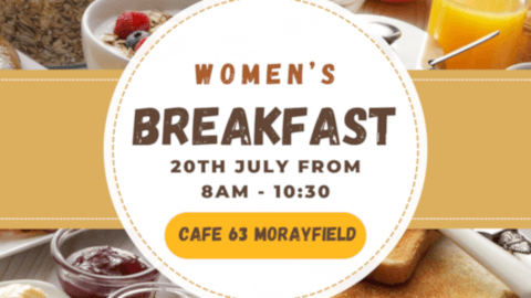 Banner for event 'Women's Breakfast' at Caboolture Baptist Church