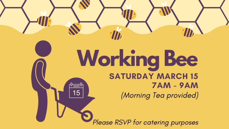 Banner for event 'Working Bee' at Caboolture Baptist Church