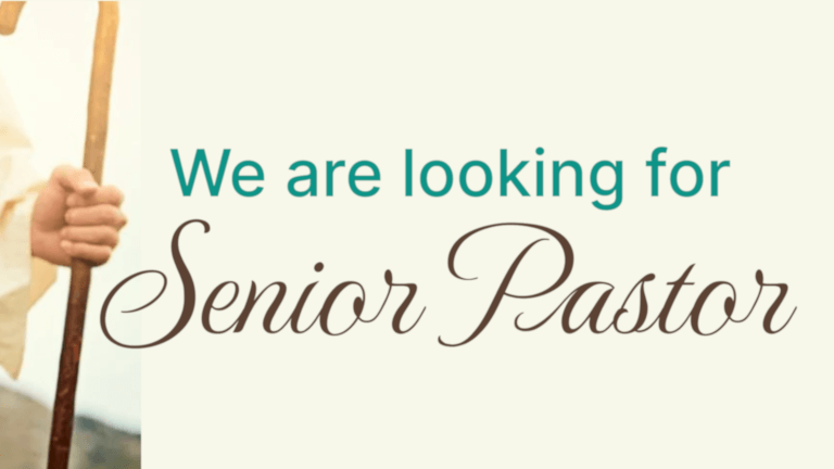 Banner for Senior Pastor job position available at Caboolture Baptist Church
