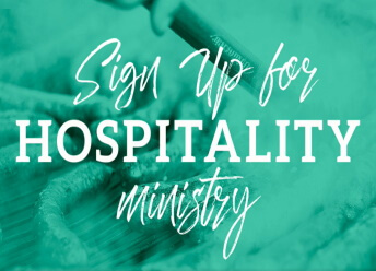 Banner for the 'Hospitality Ministry' ministry at Caboolture Baptist Church