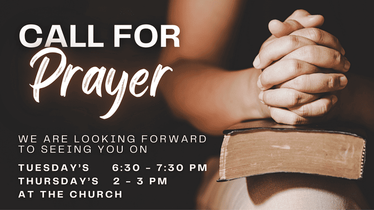 Banner Image for the Call to Prayer announcement at Caboolture Baptist Church