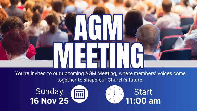 Banner Image for the AGM Meeting event at Caboolture Baptist Church