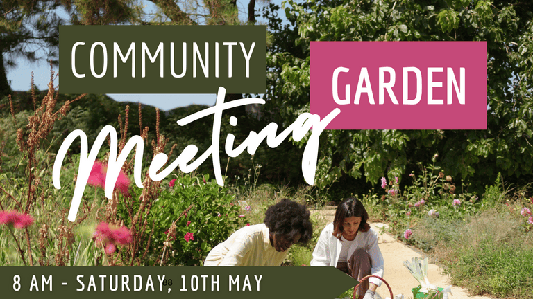 Banner for event 'Community Garden Meeting' at Caboolture Baptist Church